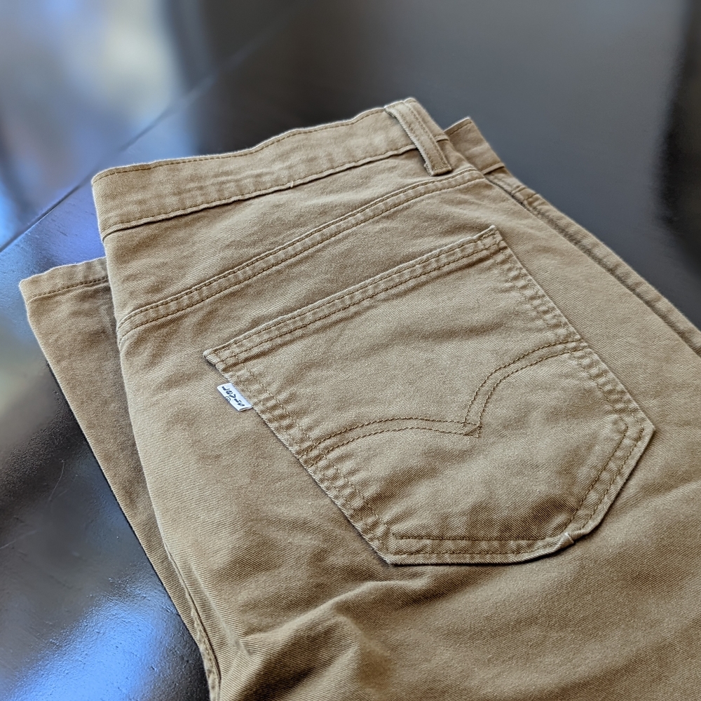 Levi's Slight Stretch Denim Pants in light army green 34 x 34 cotton / elastane